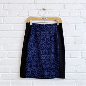 BANANA REPUBLIC Roland Mouret animal print pencil skirt